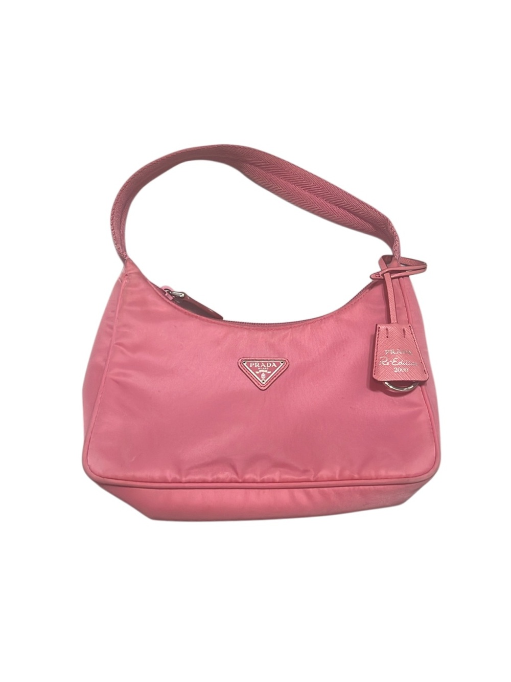 Prada Pink Re-Edition 2000 Shoulder Bag